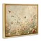 Stupell Industries Swallows in Flower Meadow Floater Framed Canvas Wall Art Design by Arlington Prints